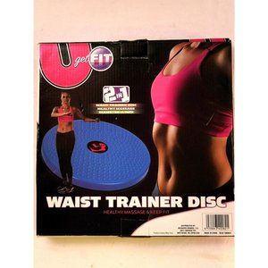 Waist Trainer U GET FIT Disc Healty Massage & Keep Fit Blue NIB NEW